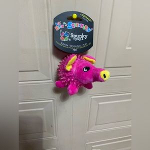 Brand New Lil Butty Squeaker Spunky Pup Dog Toy With Squeaker.
